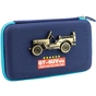 Пенал Cool For School з металевою аплікацією 1 відділення Темно-синій (QT-5795-Royal Blue) - зменшене зображення 1