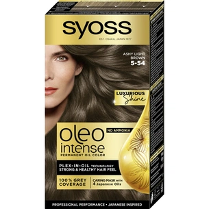 Фарба для волосся Syoss Oleo Intense 5-54 Холодний Світло-Каштановий 115 мл (9000101705201) зображення 1