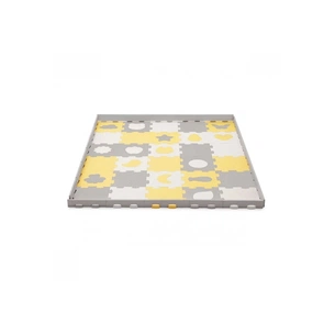 Дитячий килимок Kinderkraft Luno Shapes Yellow 30 елементів (5902533919338) зображення 1