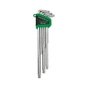 Ключ Toptul Г-подібний TORX T10-T50 9шт. супердовгий з отвором (GSN-09ET) - зменшене зображення 1