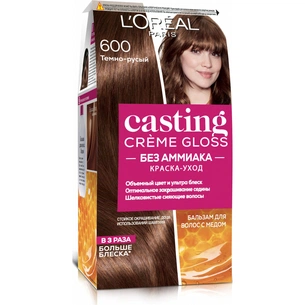 Фарба для волосся L'Oreal Paris Casting Creme Gloss 600 - Темно-русявий 120 мл (3600521119563) зображення 1