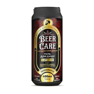 Гель для душу Beer Care 2 в 1 З аргініном Зволоження 400 мл (4820164642009) зображення 1