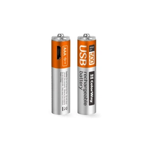 Акумулятор ColorWay AAA USB-micro 400 mAh * 2 (CW-UBAAA-01) зображення 1