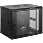 Шафа настінна Kingda 15U 19" 600x600 RAL9004 (KD-007-6615) - зменшене зображення 1