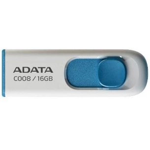 USB флеш накопичувач ADATA 16GB C008 White USB 2.0 (AC008-16G-RWE) зображення 1