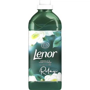 Кондиціонер для білизни Lenor Смарагд і квітка айворі 1.42 л (8001841375724) зображення 1