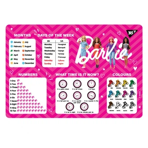 Підкладка настільна Yes Barbie англійська (492056) изображение 1