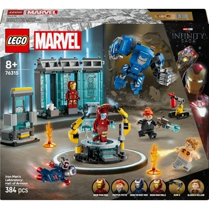 Конструктор LEGO Super Heroes Лабораторія Залізної Людини: зал обладунків (76315) зображення 1