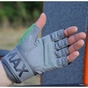 Рукавички для фітнесу MadMax MFG-860 Wild Grey/Green S (MFG-860_S) - зменшене зображення 4