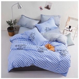 Простирадло MirSon Бязь Premium 18-002 Silvi 150х220 см (2200001134089) зображення 1