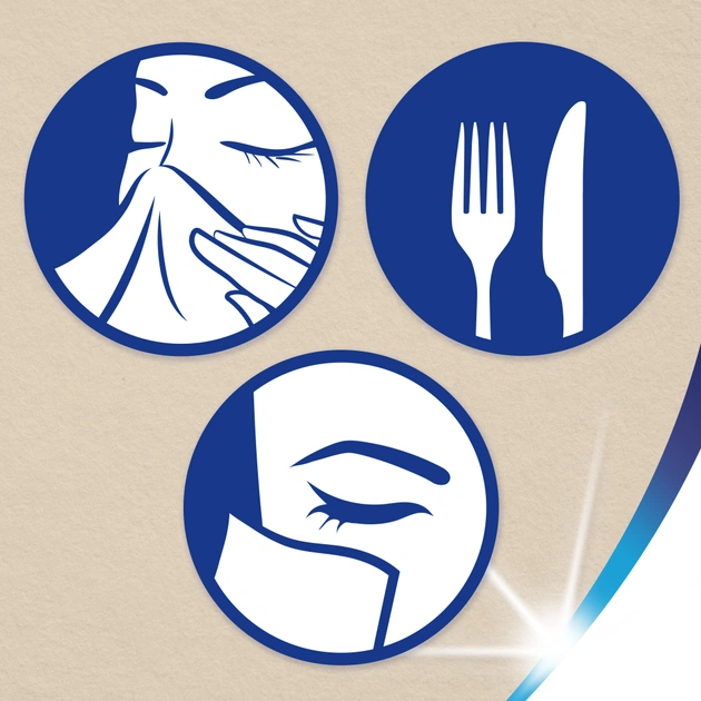 Серветки косметичні Zewa Softis Natural Soft 80 шт. (7322541351414) - picture 8