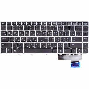Клавіатура ноутбука HP EliteBook Folio 9470/9480M чорна (KB310784) зображення 1
