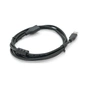 Дата кабель USB 2.0 AM/AF 1.0m black VEGGIEG (YT-AM/AF-V-U105) - уменьшенное изображение 1