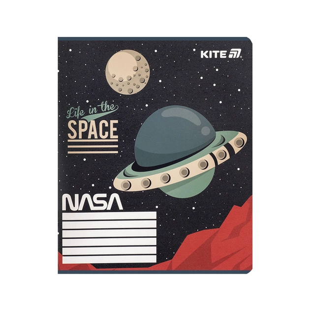 Зошит Kite NASA, 12 аркушів, клітинка (NS25-232) - picture 12