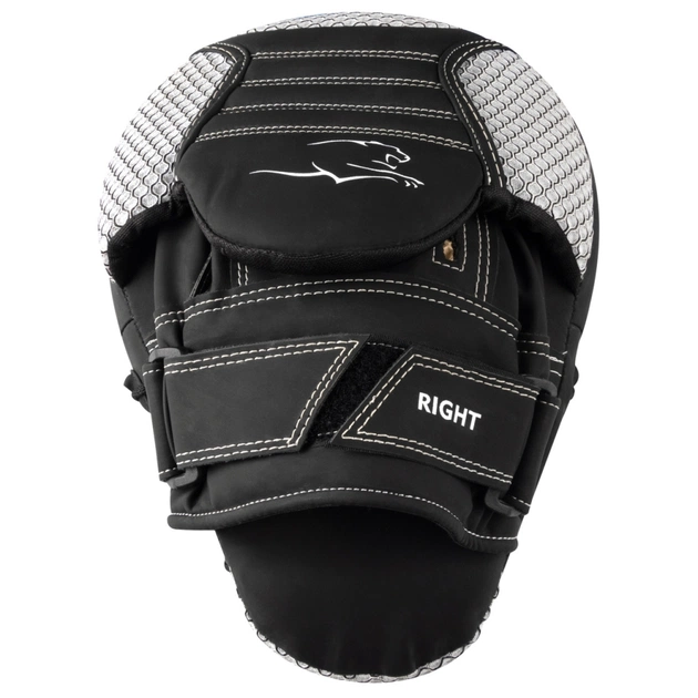 Лапи боксерські PowerPlay 3044 Pro Carbon Ultra Series Чорно-Білі (PP_3044_Bl/White) - picture 3