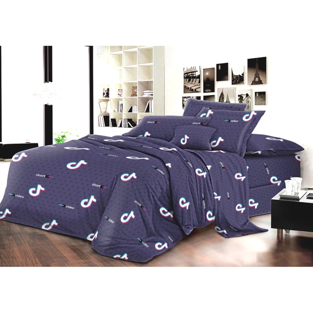 Постільна білизна MirSon Бязь Premium 17-0398 TikTok (2200002802338) - зображення 1