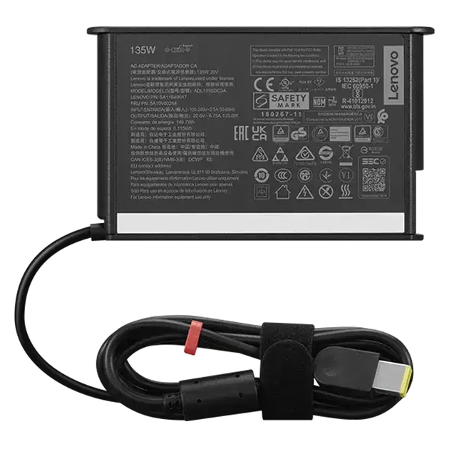 Блок питания к ноутбуку Lenovo 135W ThinkCentre AC Adapter Gen 2 (Slim tip) (4X21L38724) - изображение 1