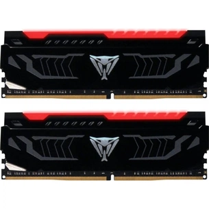 Модуль пам'яті для комп'ютера DDR4 16GB (2x8GB) 2400 MHz LED SERIES RED Patriot (PVLR416G240C4K) зображення 1