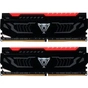 Модуль пам'яті для комп'ютера DDR4 16GB (2x8GB) 2400 MHz LED SERIES RED Patriot (PVLR416G240C4K) - зменшене зображення 1