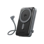 Батарея універсальна Vention 10000mAh Magnetic Wireless 35W PD, with built-in USB-C cable, QI-2 15W Gray (FKHH0) - зменшене зображення 1