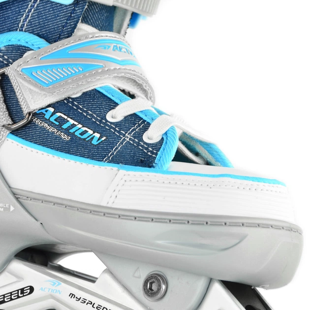 Роликові ковзани Action Kire Блакитні 33-36 (PW-126B-13-2BLUE/33-36) - picture 4