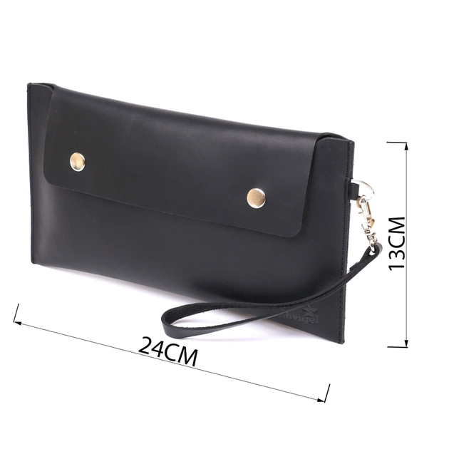 Косметичка Shvigel Шкіряна матова тревел Чорна (16426) - зображення 3