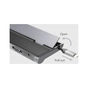 Порт-реплікатор J5create Dock-Station USB-C 10-in-1 (HDMI/PD/USB-A/USB-C/LAN/картридер/audio) (JCD543P-EN) - зменшене зображення 11
