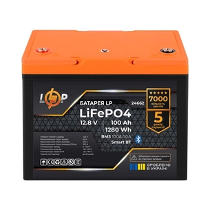 Батарея LiFePo4 LogicPower 12.8V - 100 Ah (1280Wh) Smart BT (24662) изображение 1