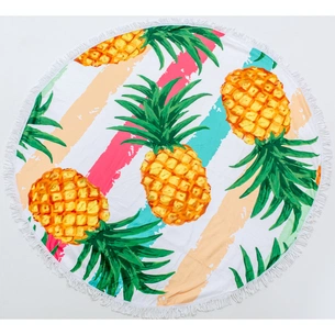 Рушник MirSon пляжний №5060 Summer Time Pineapple 150x150 см (2200003180862) зображення 1