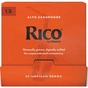 Тростина для саксофона D'Addario Rico - Alto Sax #1.5 - 25 Pack (RJA0115-B25) - зменшене зображення 1