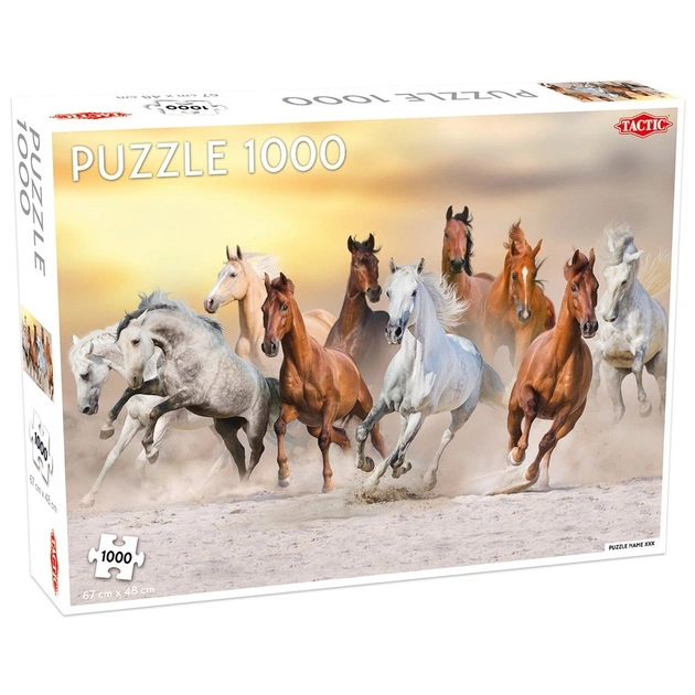 Пазл Tactic Дикие лошади, 1000 элементов (56754) - изображение 1