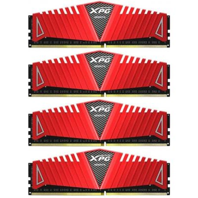 Модуль пам'яті для комп'ютера DDR4 16GB (4x4GB) 2666 MHz XPG Z1 Red ADATA (AX4U2666W4G16-QRZ) - изображение 1