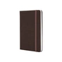 Книга записна Optima А5 SQUARE, тверда обкладинка, гумка, білий блок клітинка, коричневий (O27100-07) - зменшене зображення 1