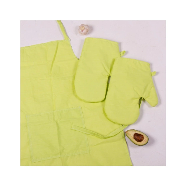 Фартух MirSon Набір 12-0714 Daniela бязь дві прихватки + дві рукавички-прихватки + фартух (2200006752707) - picture 4