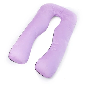 Подушка MirSon для вагітних та відпочинку Delicate Satin №8030 U-подібна Lupine (2200006178682) зображення 1