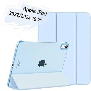 Чохол до планшета BeCover Tri Fold Hard Apple iPad 10.9" 2022/2024 Light Blue (712984) зображення 1