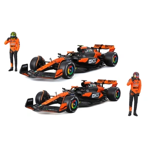 Масштабна модель автомобіля Bburago Автомодель з фігуркою - McLaren MCL38, 1:24 (18-28040) зображення 1