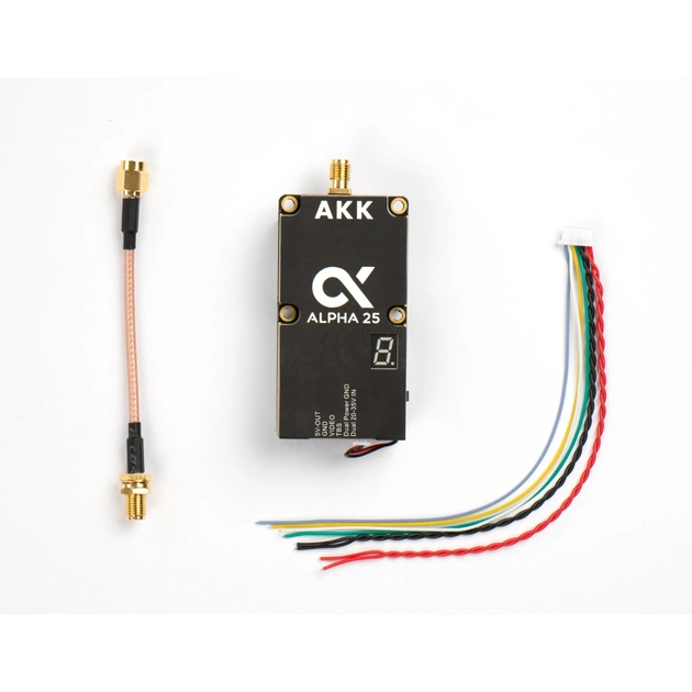 Відеопередавач (VTX) AKK Alpha 25W 4.9G-6G 96CH (A25) - зображення 6