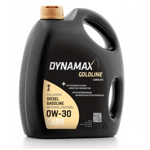 Моторна олива DYNAMAX GOLDLINE LONGLIFE 0W30 5л (502114) зображення 1