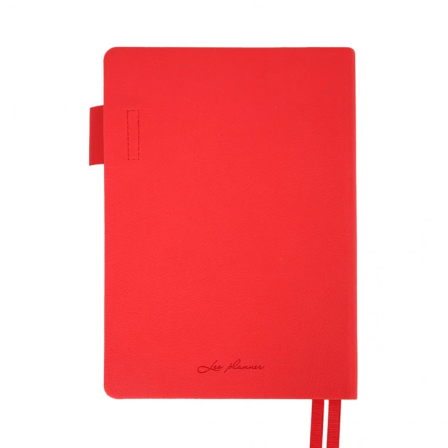Тижневик Leo planner А5 датований 2026 "Binario", м'який, червоний, 368 сторінок (252642) - picture 12