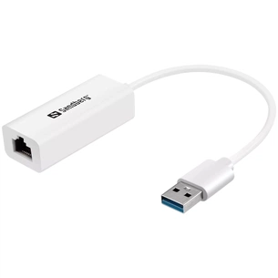 Перехідник USB 3.0 AM to RJ45 Ethernet 1000Mbps Sandberg (133-90) зображення 1