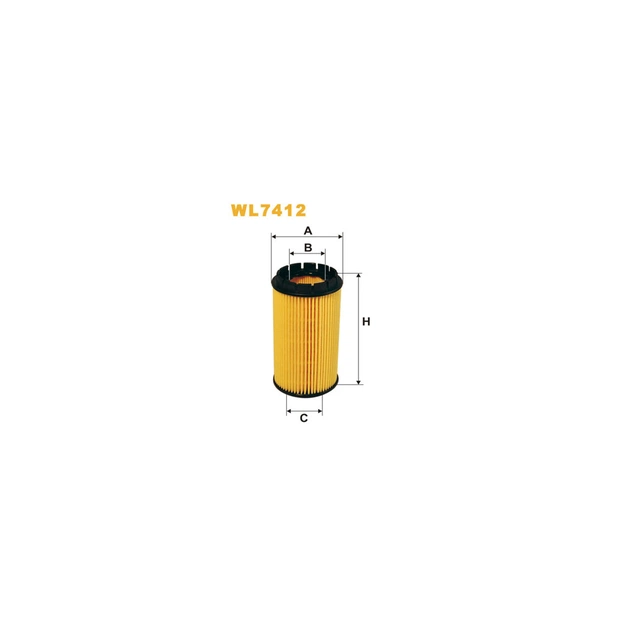 Фільтр масляний Wixfiltron WL7412 - зображення 1