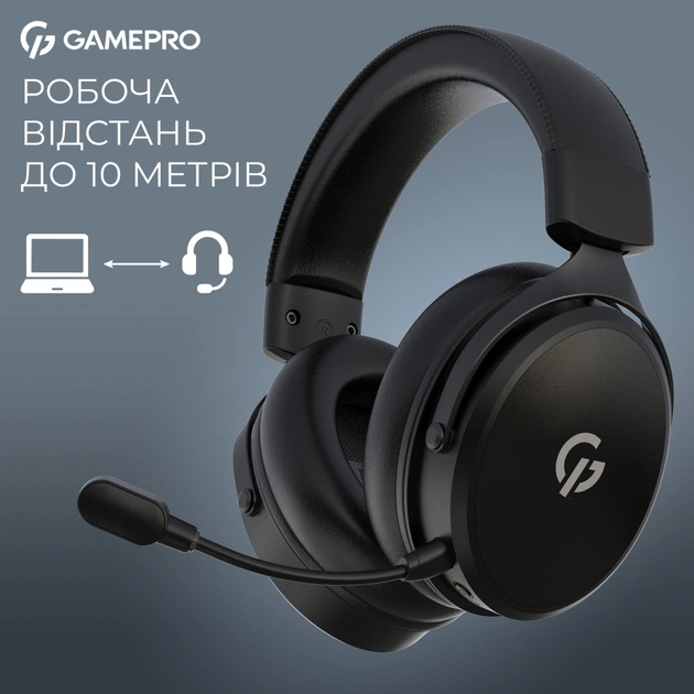 Навушники GamePro Asgard Skadi Wireless Black (HSW191B) - picture 8