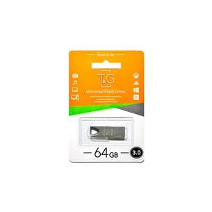 USB флеш накопичувач T&G 64GB 117 Metal Series Black USB 3.0 (TG117BK-64G3) изображение 1