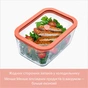 Харчовий контейнер Status Viva Набір з 4-х предметів + ручний вакуумний насос лососевий (131200) - зменшене зображення 10