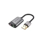 Звуковая плата USB AM to 2x3.5mm F 0.15m gray Vention (CDKHB) - уменьшенное изображение 1