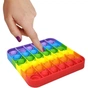 Антистрес Sibelly антистрес Pop It Rainbow Square (SB-PPIT-RNB-SQ) - зменшене зображення 5