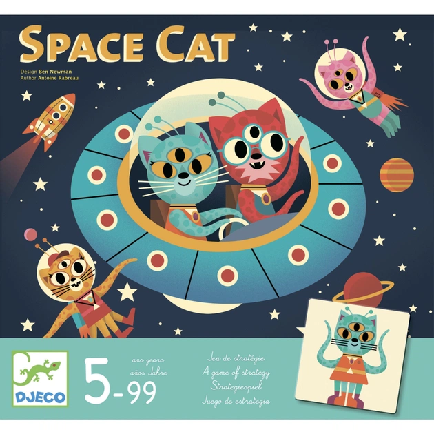 Настільна гра Djeco Космічний кіт (Space Cat) (DJ08597) - изображение 1