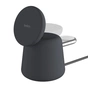 Зарядний пристрій Belkin 2in1 MagSafe iPhone/Watch/AirPods Charcoal Mass (WIZ020VFH36) - зменшене зображення 7
