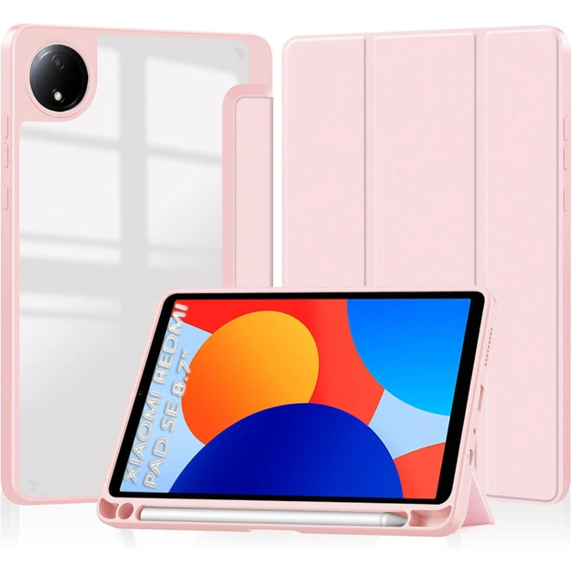 Чохол до планшета BeCover Soft Edge TPU Xiaomi Redmi Pad SE 8.7" Pink (712570) - зображення 1